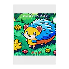 murafamilyのわんぱくハリネズミ【チッチ】 Clear File Folder