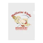 HIGEQLOのGuillotine choke Clear File Folder