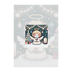 たまき工房の呑(どん)天使のクリスマスデフォルメ Clear File Folder