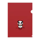 イラスト MONYAAT のスイカを食べるパンダちゃん C タオル類 Clear File Folder