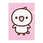 いんこ屋堂のシロビタイムジオウム Clear File Folder