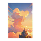 卯月なのかのMountain Journey　〜峻険の先に待つ絶景の旅〜　No.3「空の旅人」 Clear File Folder