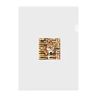 omamesan-1999のドッド絵　柴犬 Clear File Folder