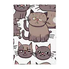 takuSHOP99のブサかわ猫のリベンジ Clear File Folder