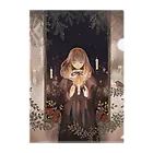 Joy. Ree Illustration SUZURI Shop のLight - vertical  クリアファイル