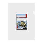 浮世絵屋の広重「冨二三十六景㉗　伊勢二見か浦」歌川広重の浮世絵 Clear File Folder