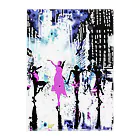 Moichi Designs Shop-2023のnew york dancer Clear File Folder