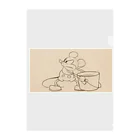 mickeymouse2024の【100個限定】懐かしのミッキー＆ミニー Clear File Folder