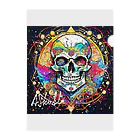 A.SkullのSkull_004 Clear File Folder