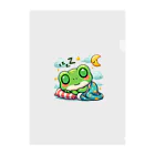 Shiba_IncのSleeping frogs(熟睡する蛙) Clear File Folder