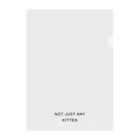 The Kitten ™︎のNOT JUST ANY KITTEN Clear File Folder