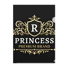 ROYAL Princessのゴージャスロゴブランド クリアファイル