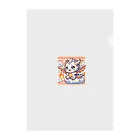 可愛らしいドラゴンのイラストグッズ店の超かわいい！マスコットキャラクターのドラゴン Clear File Folder