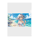 KULULU Canvasの夏の日差し Clear File Folder