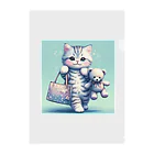 青りんごミュージアムのキャリアウーマン Clear File Folder
