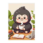 星パンダショップのほっこりコーヒーごりら君 Clear File Folder