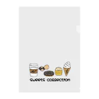 sari'sのsweets collection Clear File Folder