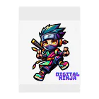 rsrsrsrsrの“Digital Ninja” ロゴ付き Clear File Folder