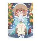 あーとイラスト工房の冬の装い Clear File Folder