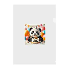 redpanda_pandaのお誕生日パンダ クリアファイル