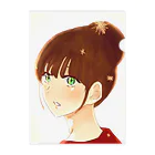 ムサシのちゅーるの女の子_雪ん子ちゃん Clear File Folder