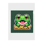 カエルグッズのHUNGRYカエル Clear File Folder