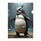 KUROSAWA特殊生物調査研究所のサメペンギン　パターンC Clear File Folder