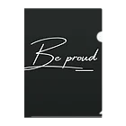 Be proudのBe proud ハイセンス Clear File Folder