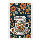 (っ◔◡◔)っ ♥ Le Petit Trésor ♥の花の詩カップ(The Flower Poetry Cup) Clear File Folder