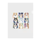 a_c0111のシェルティグッズ Clear File Folder