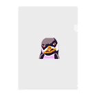 JM8の怒りのペンギン Clear File Folder