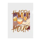 酔いどれの集いのHAPPY HOUR(ハッピーアワー) Clear File Folder