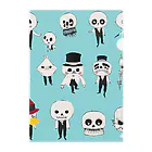 MEGROOVEのドクロいっぱい💀 Clear File Folder