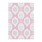 tettetextileのイースターラビット_pink Clear File Folder