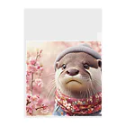 「動物ミリ屋」の桜奇麗やんいいやん Clear File Folder