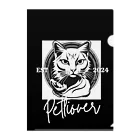 SERIY_SHOPの勇敢な猫戦士 Clear File Folder