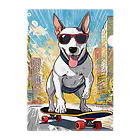 Bull Terrier Paradeの🛹スケーターヴィンセント クリアファイル