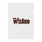 indigo_blue_moonのTHE WIZARD (魔法使い) ロゴ Clear File Folder