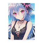 「ワンダーワールド」の黒のタンクトップの女の子❣️ Clear File Folder