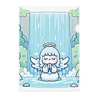 makoto401の滝にうたれる天使ちゃん Clear File Folder