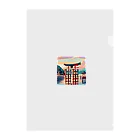 Pixel Art Goodsの厳島神社（pixel art） Clear File Folder