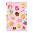 MEGROOVEのドーナツいっぱい🍩 Clear File Folder