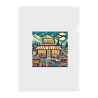 MOONY'S Wine ClosetのRetro Snow Mountain Wine Clear File Folder