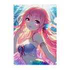 「ワンダーワールド」の🧜‍♀️ いいつか出会えるかもしれませんよ！❤️ クリアファイル