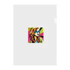 NeoPopGalleryのPOPARTWOMAN Clear File Folder