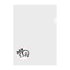 【筆柱】筆文字’st 玲花のまん丸まるちゃんグッズ Clear File Folder