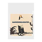 パキポキさんのGARDENING&SKATER Clear File Folder