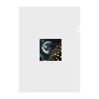 YUDAのAIアトリエの月と幻想 クリアファイル
