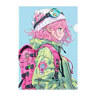 ぶーたんのポップ・スプラッシュ Clear File Folder