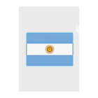 お絵かき屋さんのアルゼンチンの国旗 クリアファイル